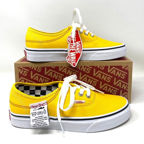 Vans Shoes - 🌹 Spring Sale 🌹 VANS Authentic Hc Diy Lemon Canvas Women's Size 7 VN0A4UUC1AE